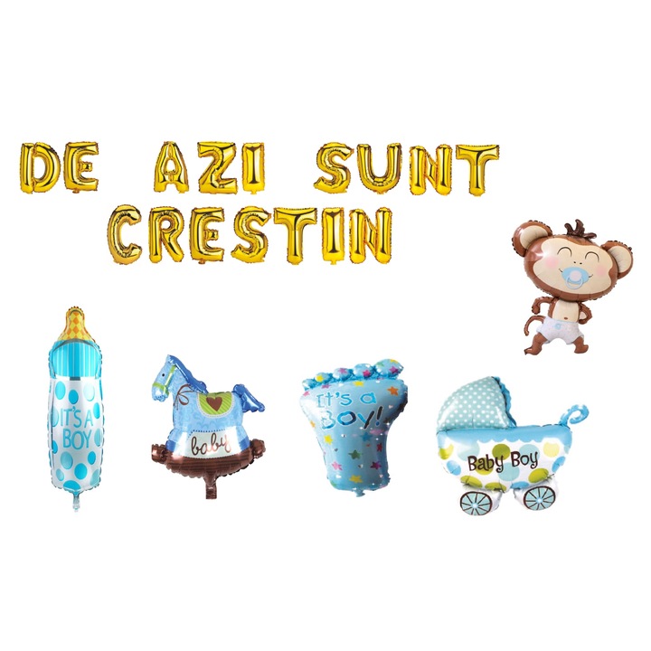 Lufi csomag mai üzenettel, Keresztény vagyok, keresztelőhöz, arany, 20 db