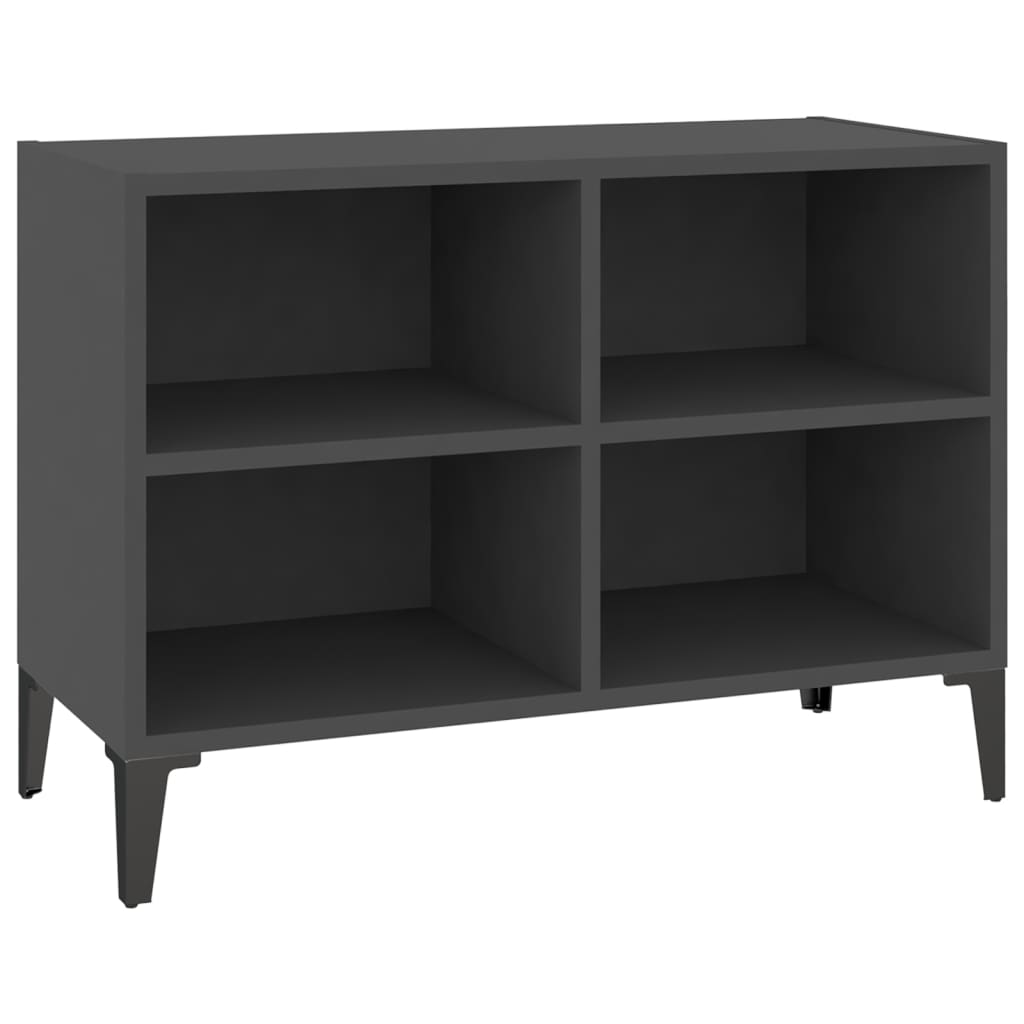 Comoda TV vidaXL, PAL, 69.5 x 30 x 50 cm, Gri