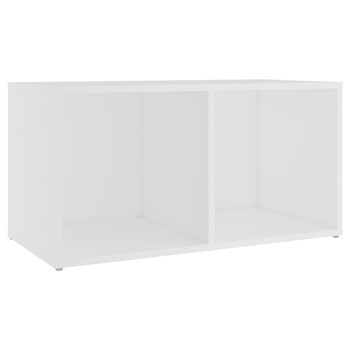 Comoda TV cu 2 compartimente deschise vidaXL, PAL, 72 x 35 x 36.5 cm, Alb Comoda TV cu 2 compartimente deschise vidaXL, PAL, 72 x 35 x 36.5 cm, Alb
