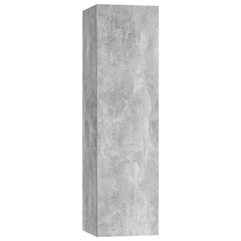 Comoda TV cu 2 rafturi vidaXL, PAL, 30.5 x 30 x 110 cm, Gri beton Comoda TV cu 2 rafturi vidaXL, PAL, 30.5 x 30 x 110 cm, Gri beton