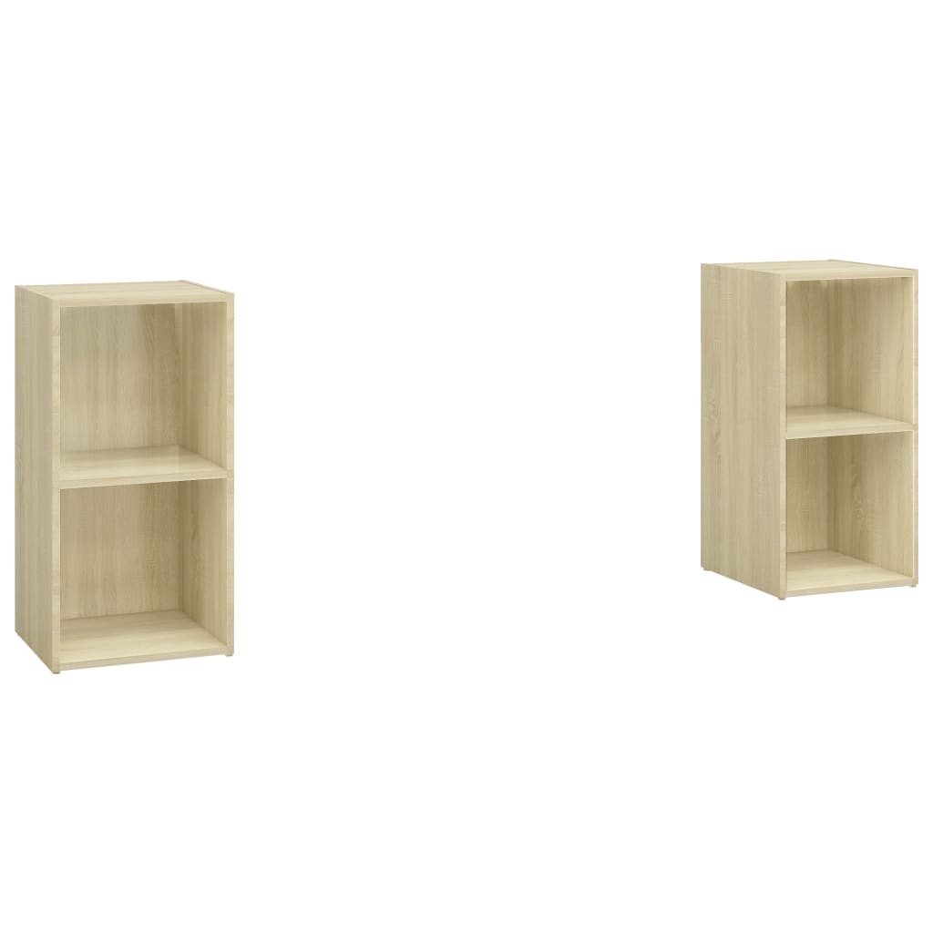 Comoda TV vidaXL, PAL, 72 x 35 x 36.5 cm, Maro