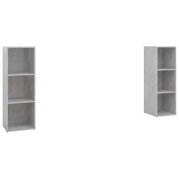 Comoda- TV- vidaXL, PAL, 107 x 35 x 37 cm, Gri Comoda- TV- vidaXL, PAL, 107 x 35 x 37 cm, Gri