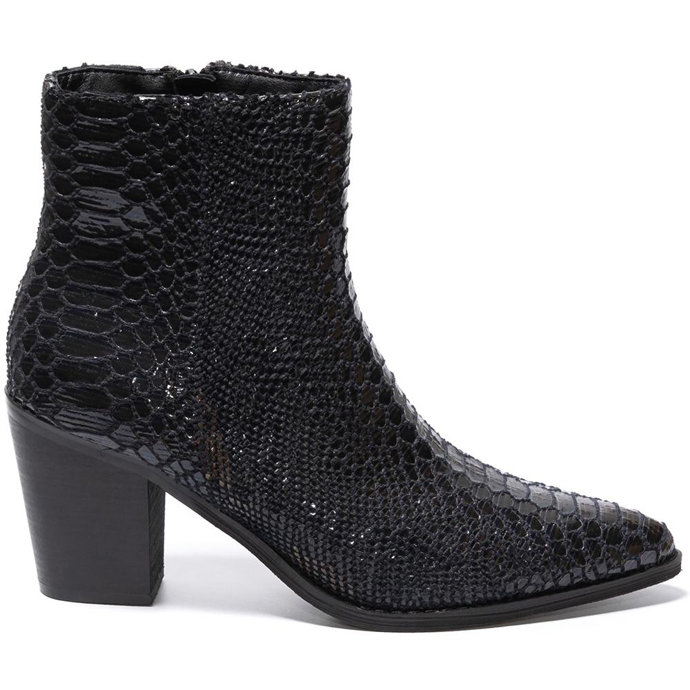 Botine dama Breanna, Negru, Negru
