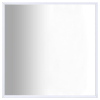 Oglinda de perete, vidaXL, Sticla/PVC, 60 x 60 cm, Alb Oglinda de perete, vidaXL, Sticla/PVC, 60 x 60 cm, Alb