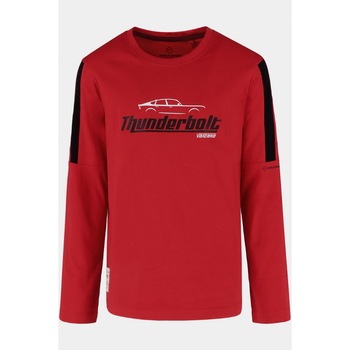 Bluza Baieti, Volcano, L - Koss Junior, Bumbac, Rosu/Negru, 134 - 140CM, 9 - 10 ani Bluza Baieti, Volcano, L - Koss Junior, Bumbac, Rosu/Negru, 134 - 140CM, 9 - 10 ani