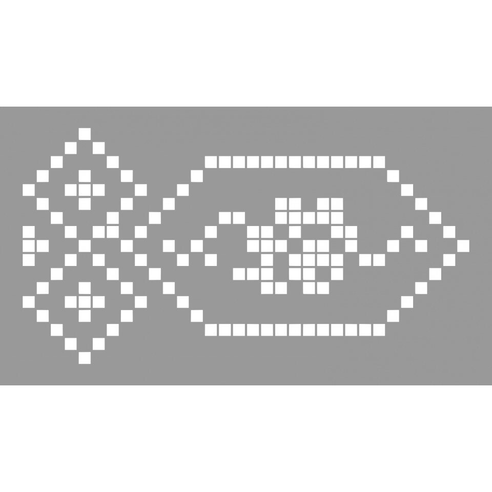 Sablon 44 x 25cm Refolosibil Repetitiv Motiv Traditional - SMTR07