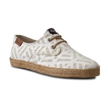 Espadrile barbati Pepe Jeans London Bahati, Cream/Maro, 41 EU Espadrile barbati Pepe Jeans London Bahati, Cream/Maro, 41 EU
