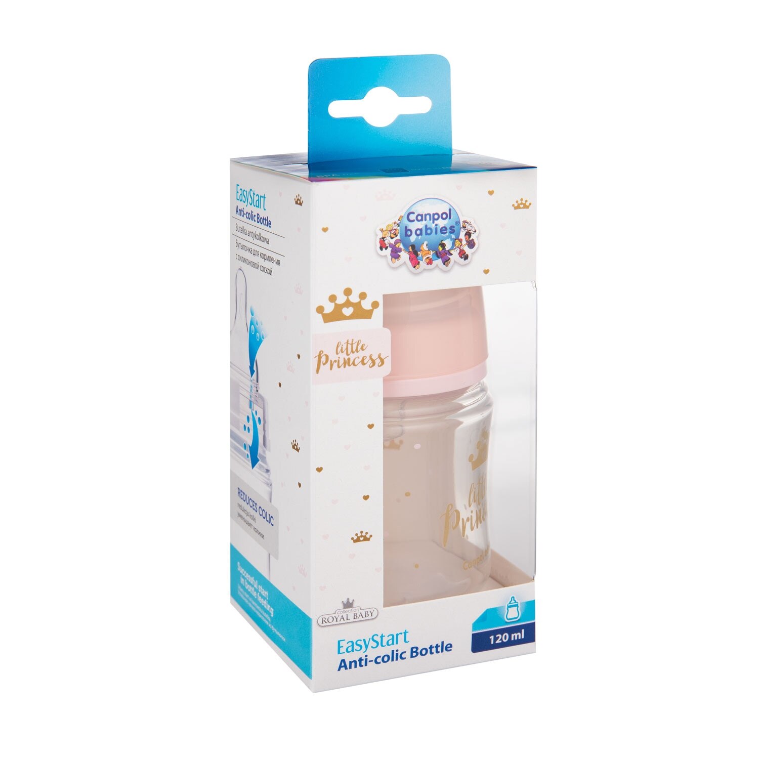 Biberon Anticolica 240ML Collection Toys Rosa Canpol Babies