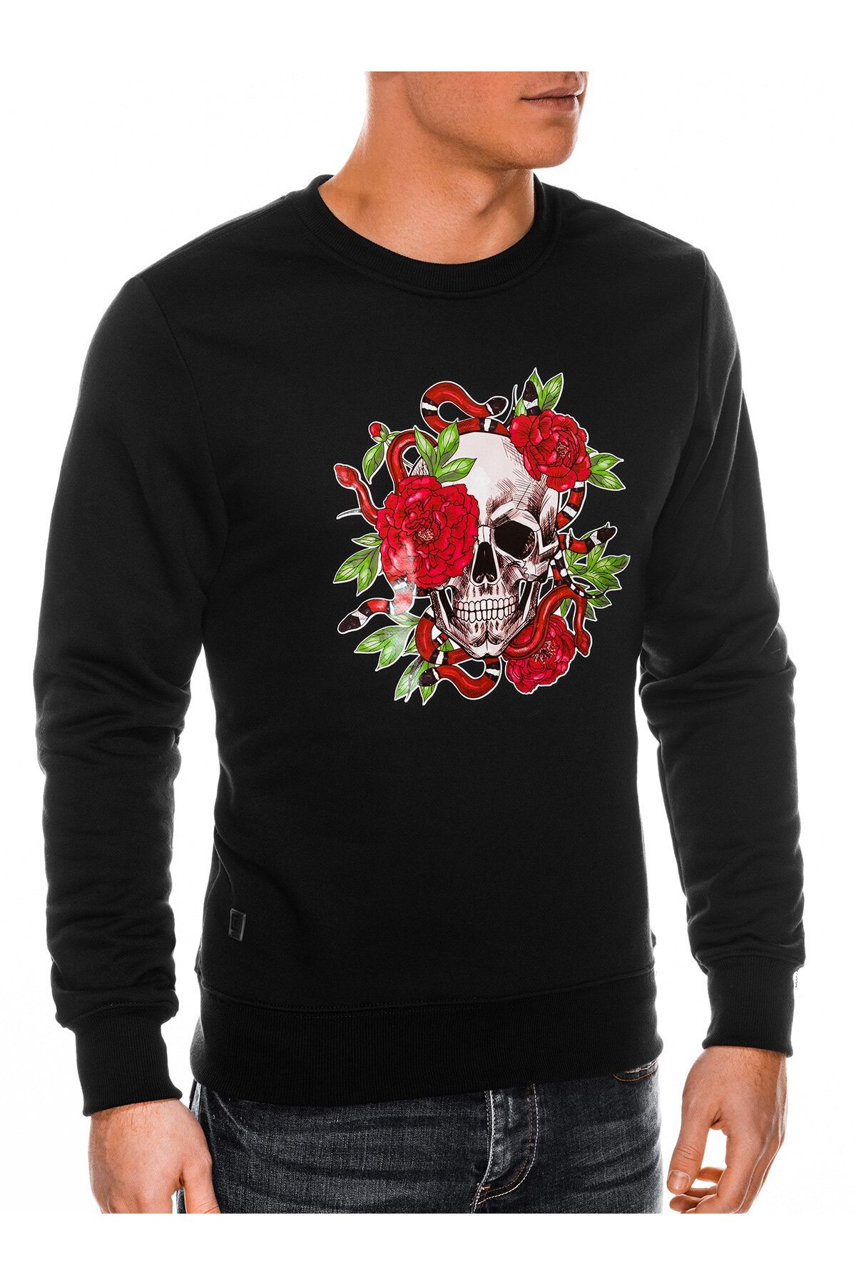 Bluza barbati B986-negru, Negru