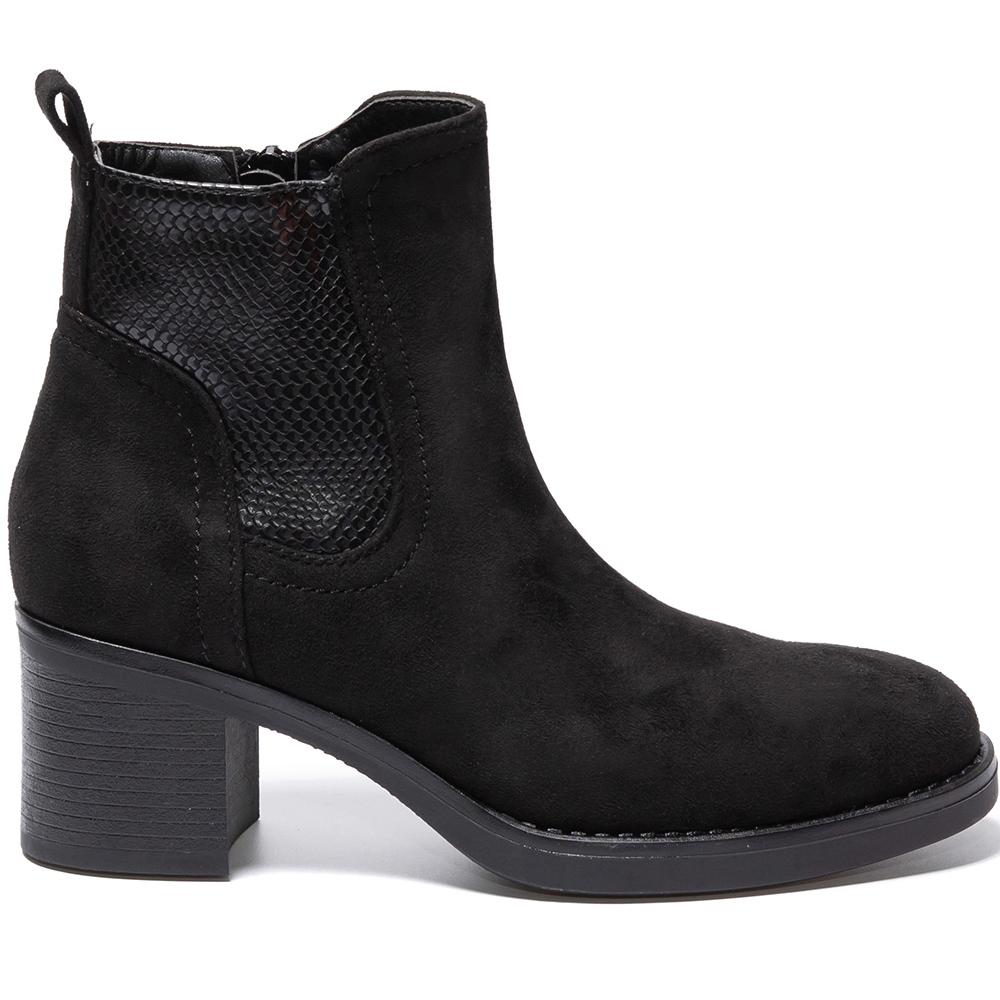 Botine dama Didiane, Negru, Negru