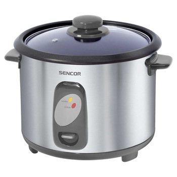 Oala de gatit orez Sencor SRM 1800SS, 700W, volum 1.8 L, functia Keep Warm, Argintiu Oala de gatit orez Sencor SRM 1800SS, 700W, volum 1.8 L, functia Keep Warm, Argintiu