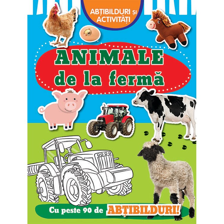 Animale de la ferma. Abtibilduri si activitati
