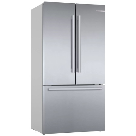 Frigider side by side Bosch KFF96PIEP, MultiDoor, 573 l, Clasa E, NoFrost, HomeConnect, AirFresh Filter, VitaFresh, 183 cm, Inox Antiamprenta