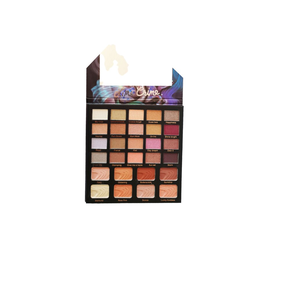 Trusa machiaj Lime Crime, 30 culori, 21.6 g