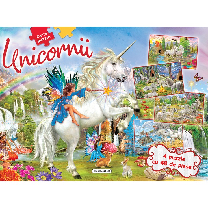 Unicornii. Carte puzzle, Susaeta