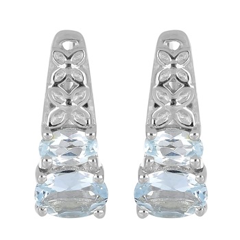 Cercei argint Raquel, cu topaz, EVA0061, BeSpecial Cercei argint Raquel, cu topaz, EVA0061, BeSpecial