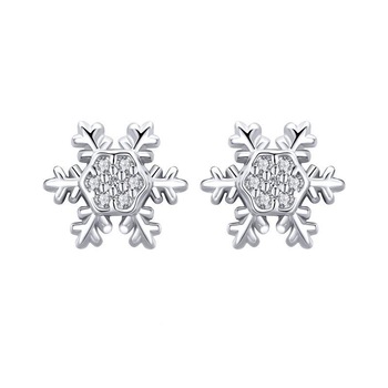 Cercei argint fulgi de nea, BeSpecial, EST0067 Cercei argint fulgi de nea, BeSpecial, EST0067