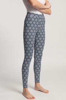 Sofiaman, Colanti de casa, din amestec de modal cu talie inalta Urban Story, Bleumarin/Alb, XS Sofiaman, Colanti de casa, din amestec de modal cu talie inalta Urban Story, Bleumarin/Alb, XS