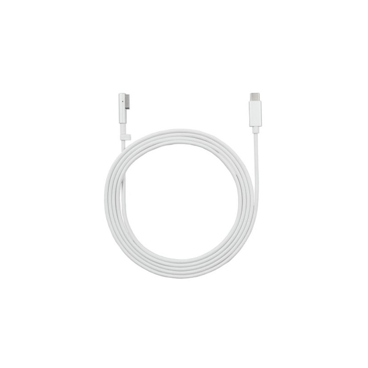 SOHO Mágneses kábel, USB C - MagSafe 1 (5 tű), 60 W, 1.7 m, fehér