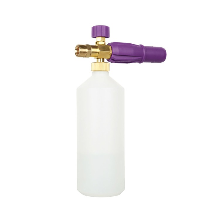 Accesorii aparate de spalat cu presiune, Lance spumare profesionala, BOMSTOM, pentru KRANZLE M22, Alb/Mov