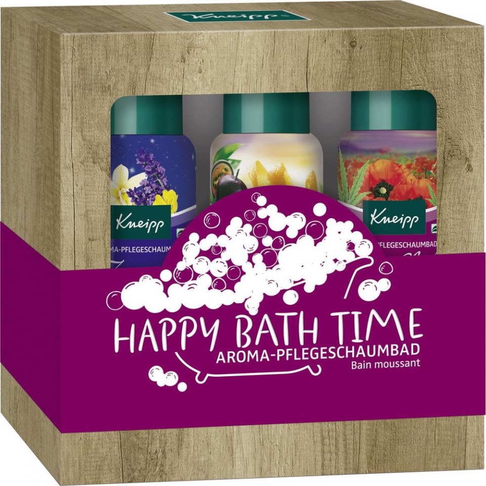 Set cadou Spuma de Baie Momente vesele, Kneipp, 3x100ml