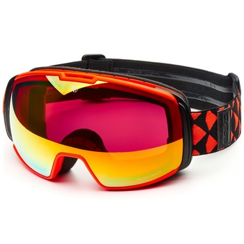Ochelari schi Briko Nyira Free Fighter 7.6 matt black orange fluo, S3 Ochelari schi Briko Nyira Free Fighter 7.6 matt black orange fluo, S3