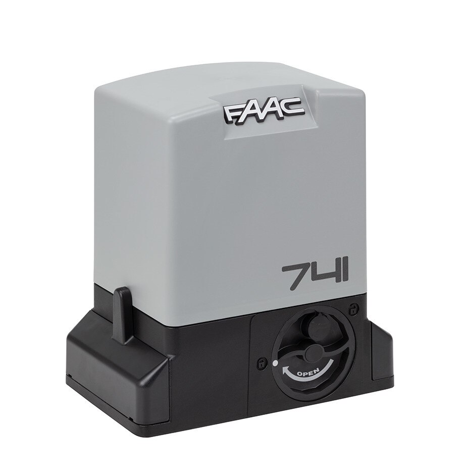 Kit automatizare, poarta culisanta, cu greutatea de pana la 900kg, control acces, automata, 741E Z16, Faac, 1097815, smartsystem