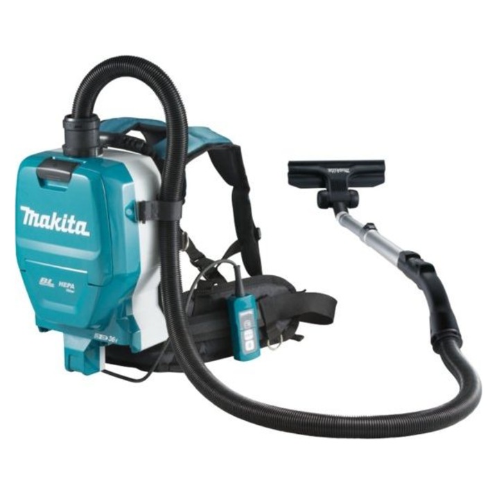 Hátizsákos porszívó Makita DVC261ZX11, 2 l, akkumulátor és töltő nélkül