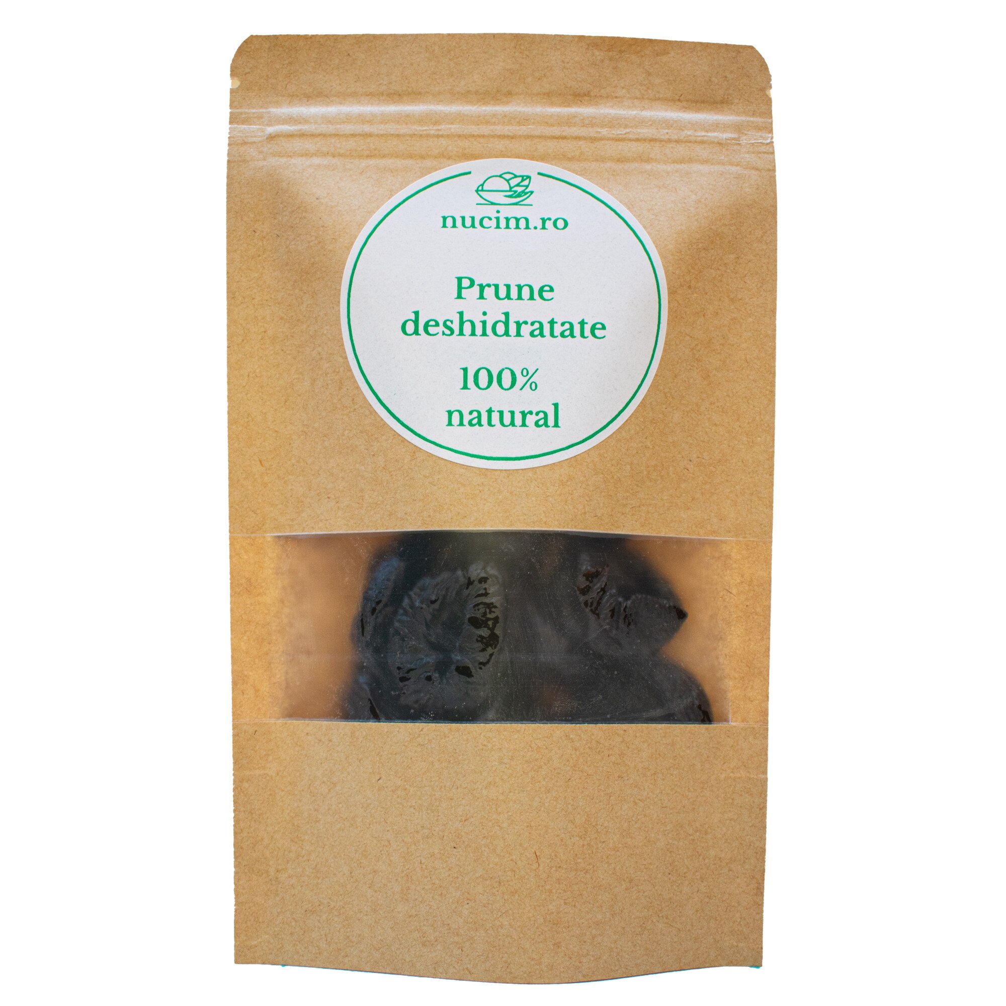 Prune uscate, fara samburi, nucim, 200 g