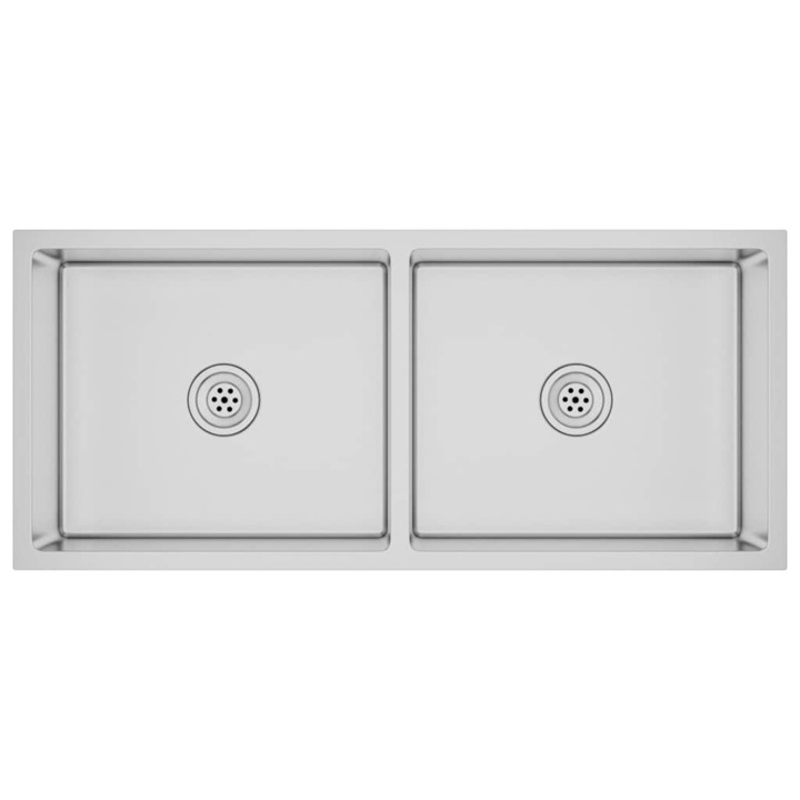 vidaXL kézzel készült rozsdamentes acél mosogató 51524