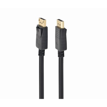 Cablu video Spacer, DisplayPort tata la DisplayPort tata, 1.8m, rezolutie maxima 4K, Negru Cablu video Spacer, DisplayPort tata la DisplayPort tata, 1.8m, rezolutie maxima 4K, Negru