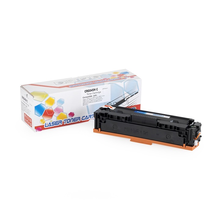 Canon CRG045H/HP CF401X toner cyan ECO