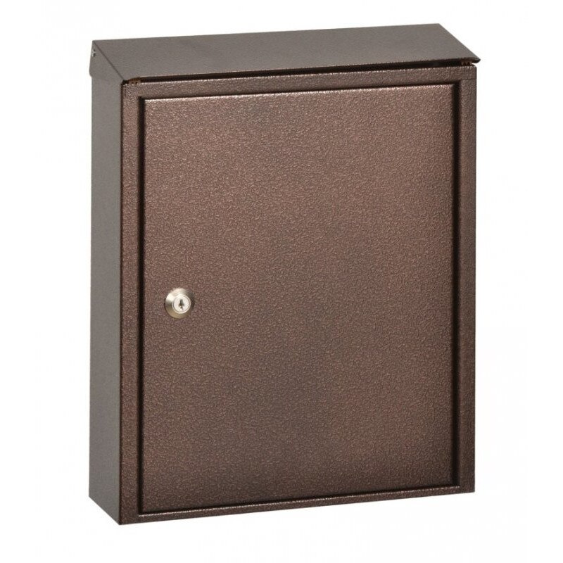 Cutie postala cu deschidere laterala, 290 x 380 x 100 mm, culoare maro