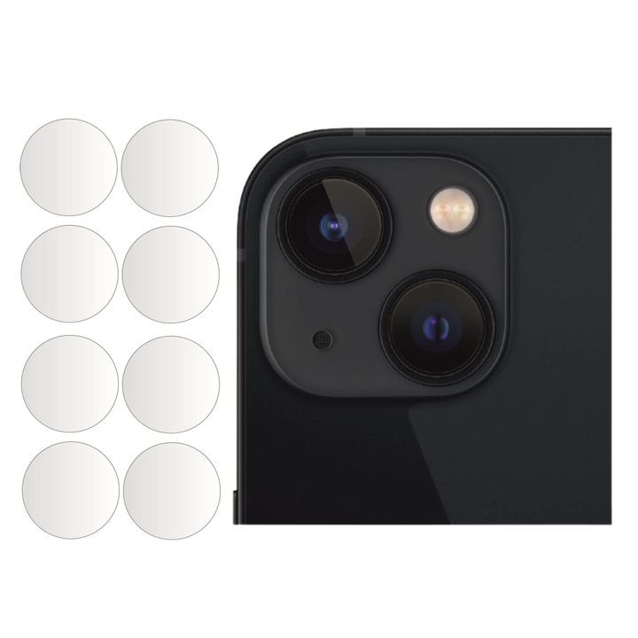 iPhone 13 mini Védőfólia - 3MK kamera flexibilis fólia (4 pár)