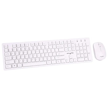 Kit tastatura si mouse Wireless Myria MY8520, USB, Layout INT, alb Kit tastatura si mouse Wireless Myria MY8520, USB, Layout INT, alb