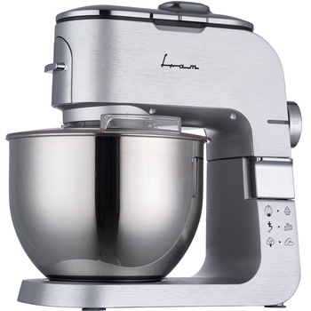 Mixer planetar FRAM FPM-K1500M, 1500W, bol inox 6L, 6 viteze si functie Pulse, Argintiu Mixer planetar FRAM FPM-K1500M, 1500W, bol inox 6L, 6 viteze si functie Pulse, Argintiu