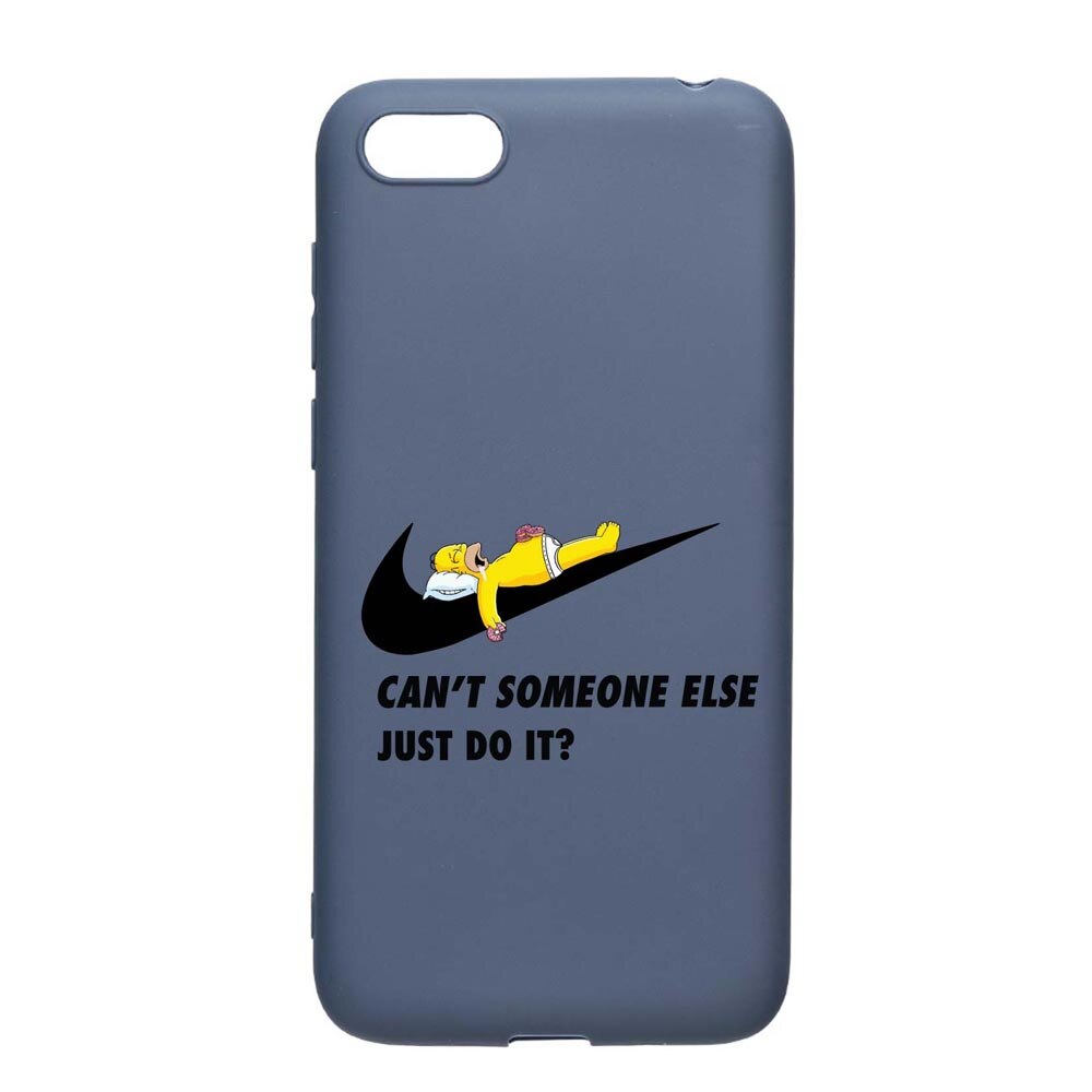 Husa Silicon Compatibila Cu Apple iPhone 6S / 6, Simpsons Just Do It, rezistenta la uzura, anti-alunecare, AlaskanBlue, AB751