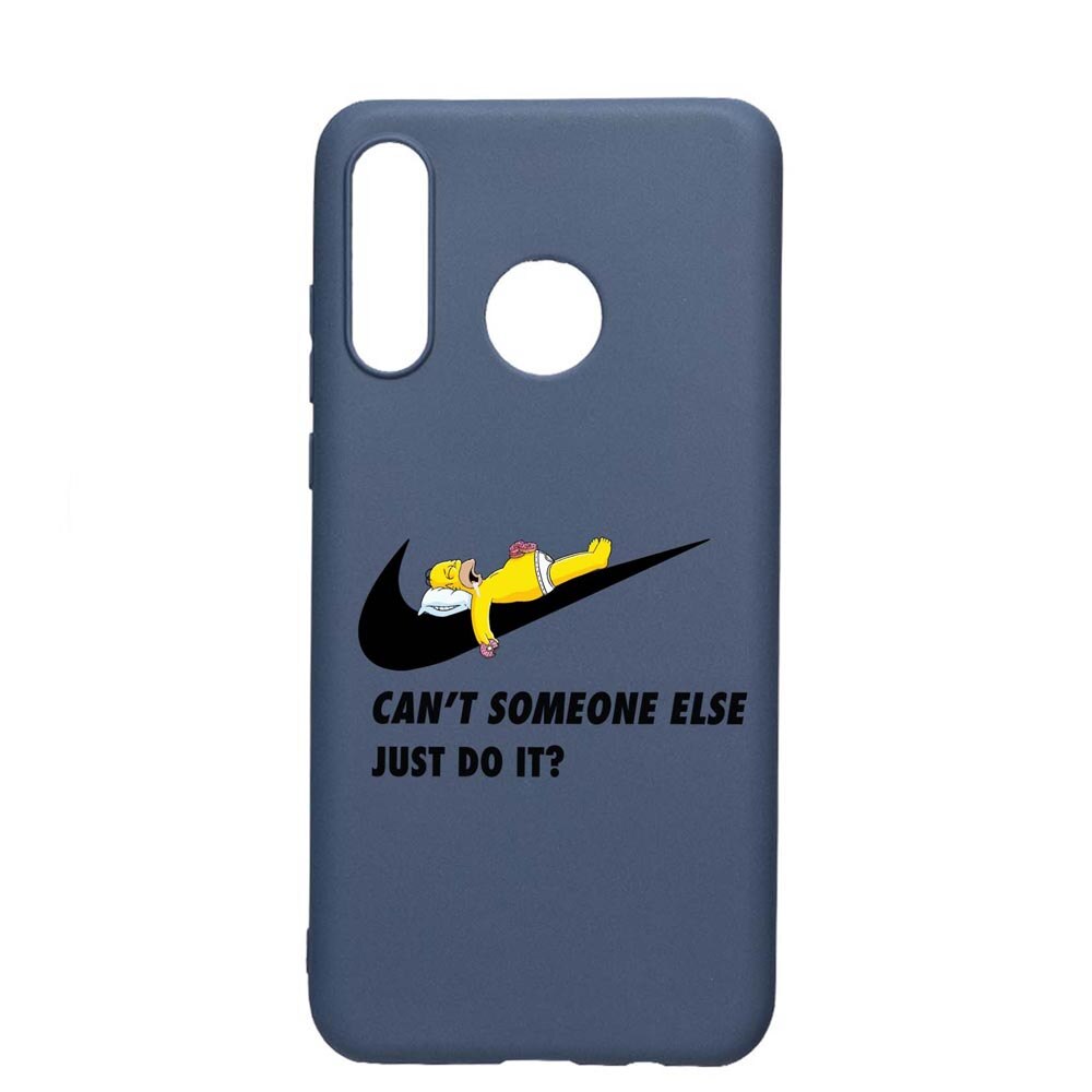 Husa Silicon Compatibila Cu Huawei P30 Lite, Simpsons Just Do It, rezistenta la uzura, anti-alunecare, AlaskanBlue, AB751