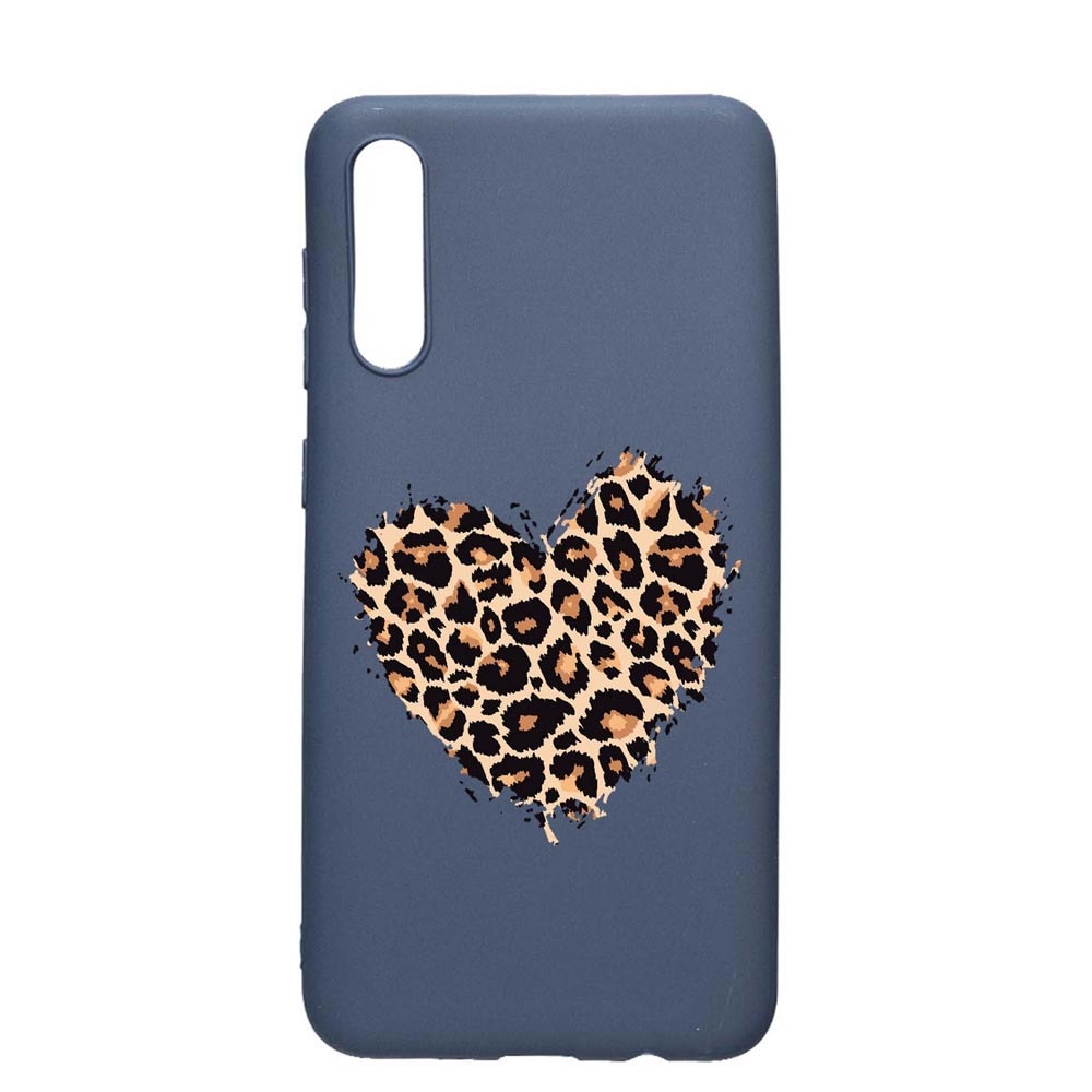 Husa Silicon Compatibila Cu Xiaomi Redmi 9A, Leopard Heart, rezistenta la uzura, anti-alunecare, AlaskanBlue, AB761