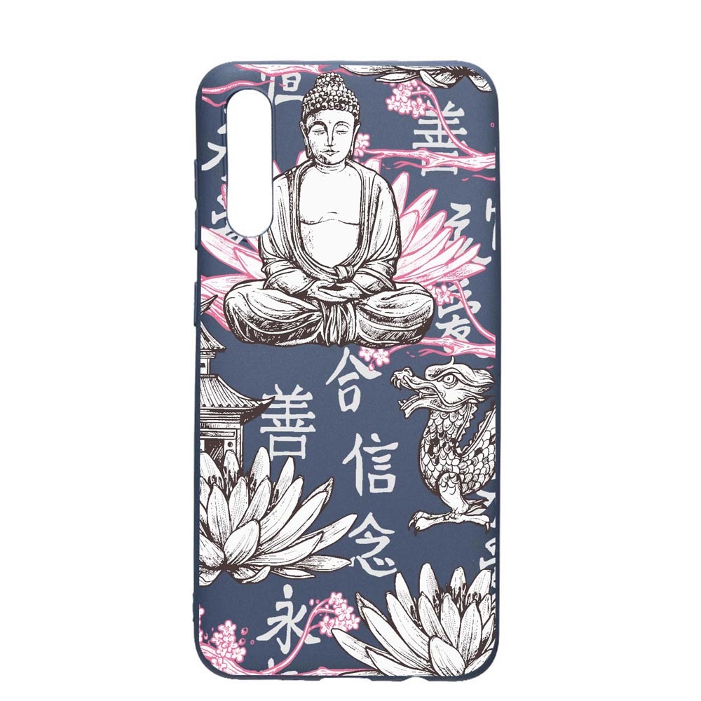 Husa Silicon Compatibila Cu Xiaomi Redmi 9A, Buddha, rezistenta la uzura, anti-alunecare, AlaskanBlue, AB768