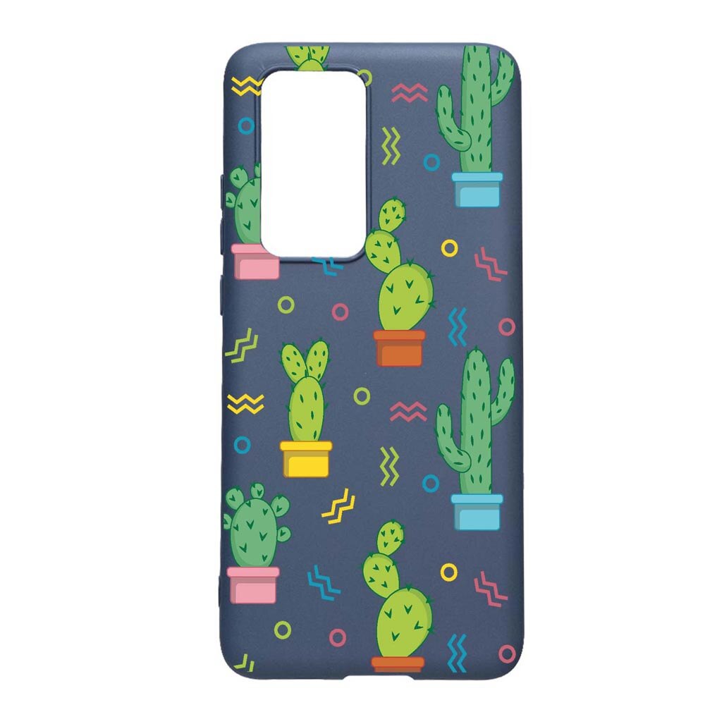 Husa Silicon Compatibila Cu Samsung Galaxy A52 4G, Cactus, rezistenta la uzura, anti-alunecare, AlaskanBlue, AB770