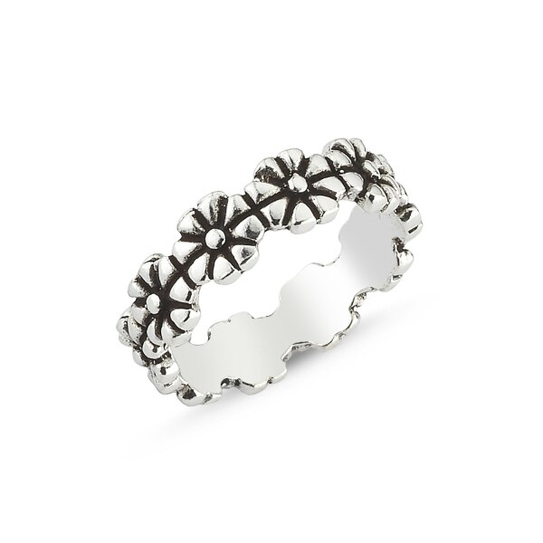 Inel argint cu flori 14245
