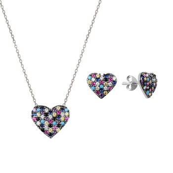 Set BeSpecial, STU0067, Argint, Zirconiu Set BeSpecial, STU0067, Argint, Zirconiu