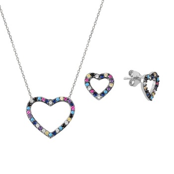 Set BeSpecial, STU0068, Argint, Zirconiu Set BeSpecial, STU0068, Argint, Zirconiu