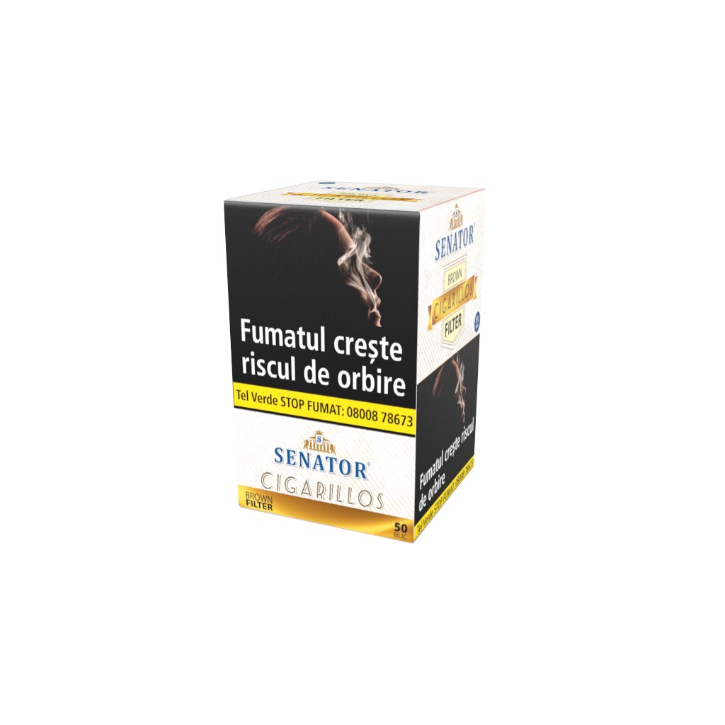 Tigari de foi - Senator Filter Cigarillos BROWN 50