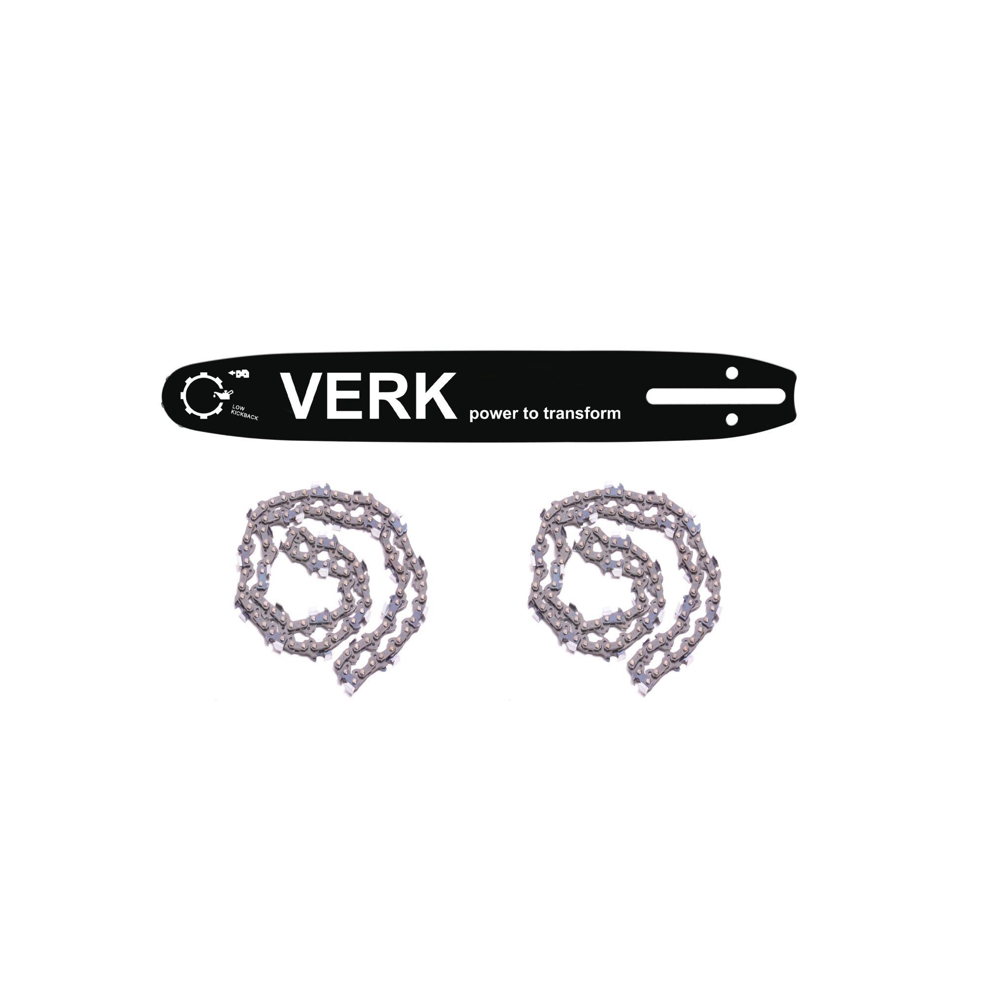 Set lama de ghidare cu 2 lanturi VERK VCBS-A, lama 40cm