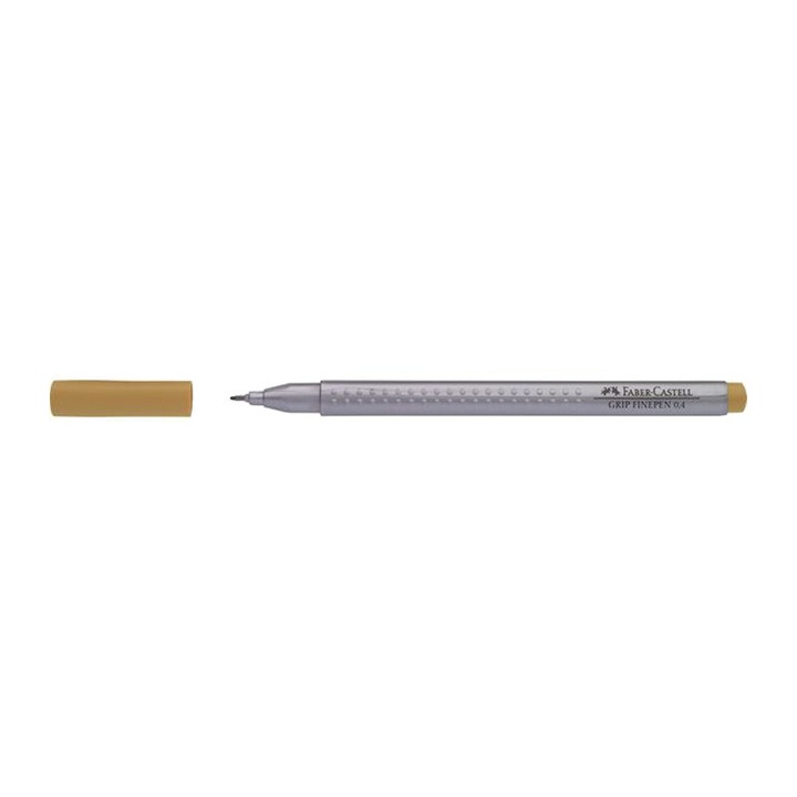 Faber Castell 0,4mm tűfilc, sárga króm