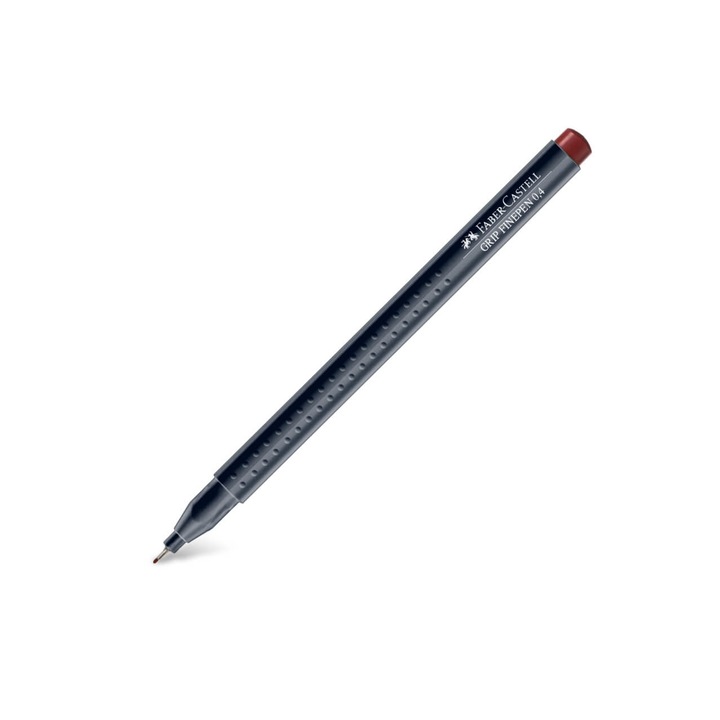 Liner 0.4mm maro Faber-Castell