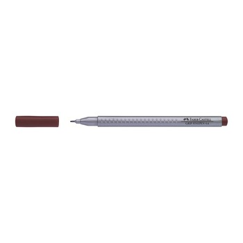 Liner Faber Castell 0.4mm maro 151687 Liner Faber Castell 0.4mm maro 151687
