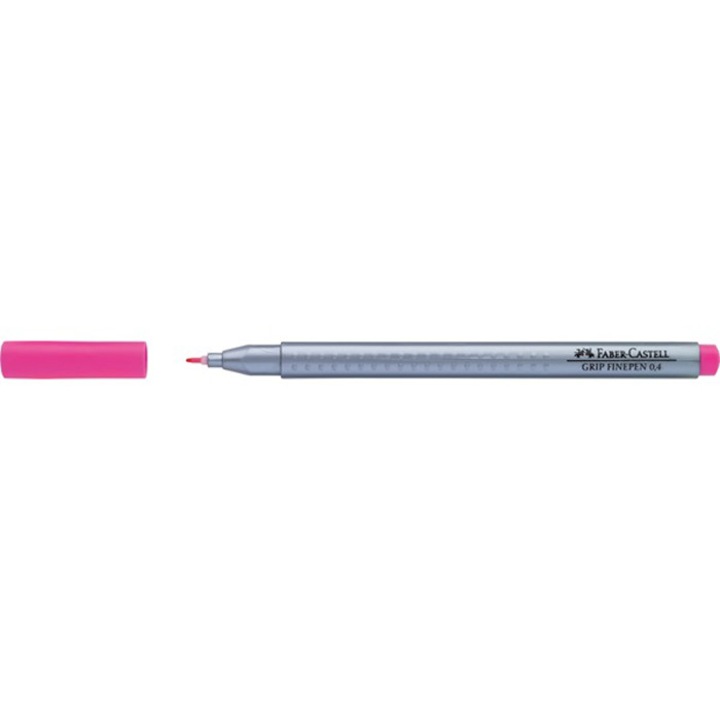 Faber Castell Grip 0.4 mm tűfilc, magenta rózsaszín